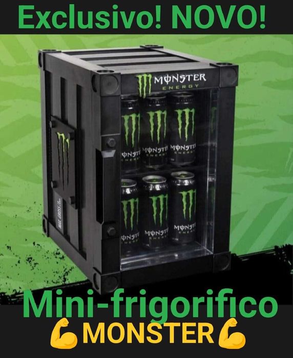 CARGOCOOLER MONSTER exclusivo!NOVO Mini frigorífico Lindo exclusivoTOP
