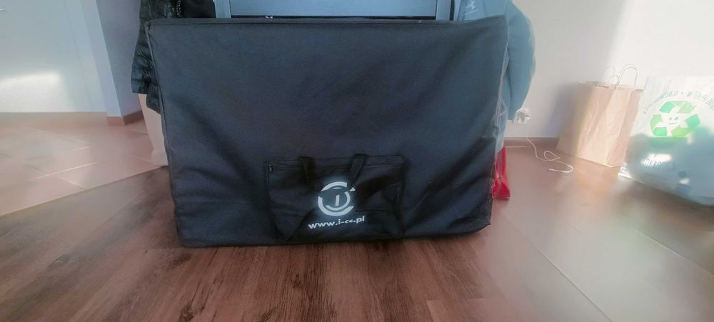 Lekki Stół do masażu aluminiowy kolor biały