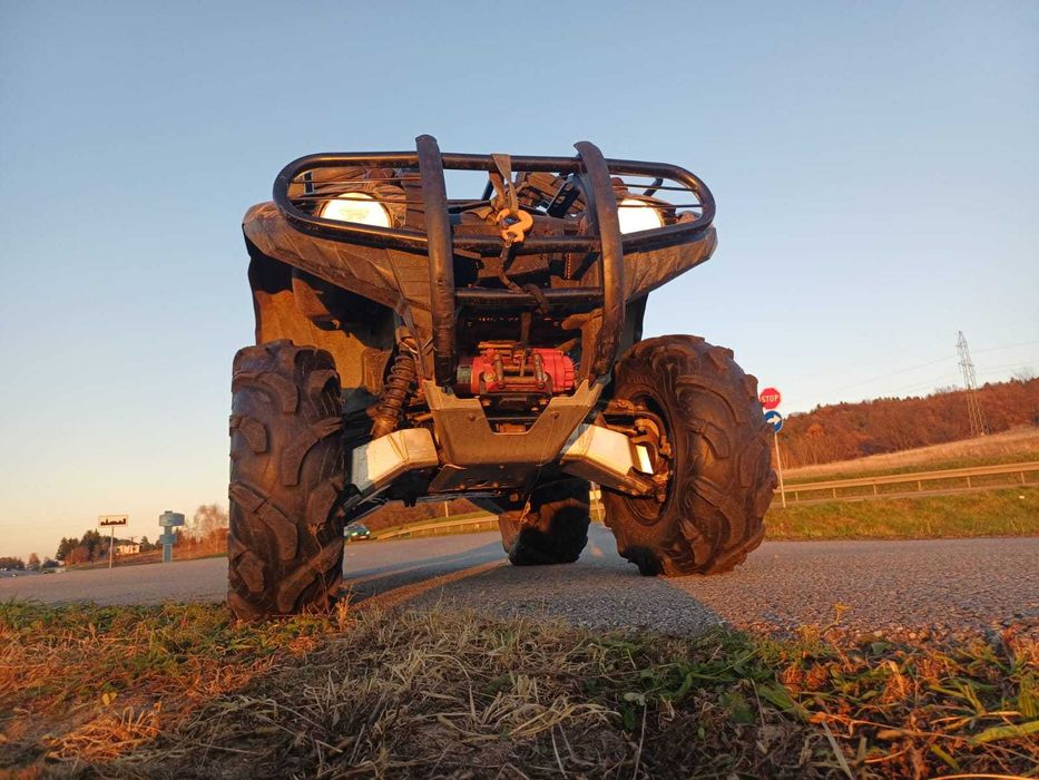 Yamaha Grizzly 700 zarejestrowany traktor 4x4 pług