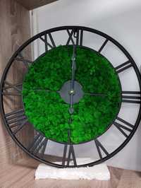 Zegar loft z chrobotkiem nowy duży 50cm