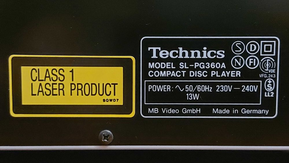 CD-програвач Technics SL-PG360A