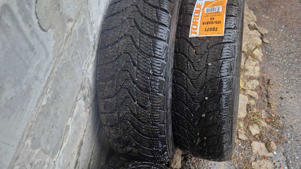 Новая резина Зима 185/65 R14 комплект с наклейками 25 год