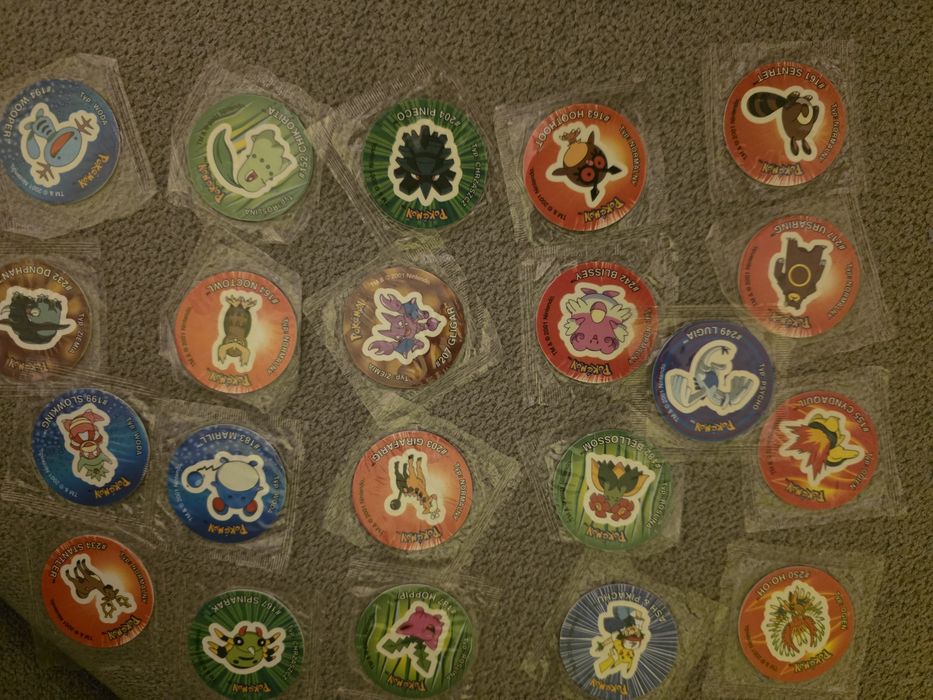 Pokemon taz tazo nowe w folli lays