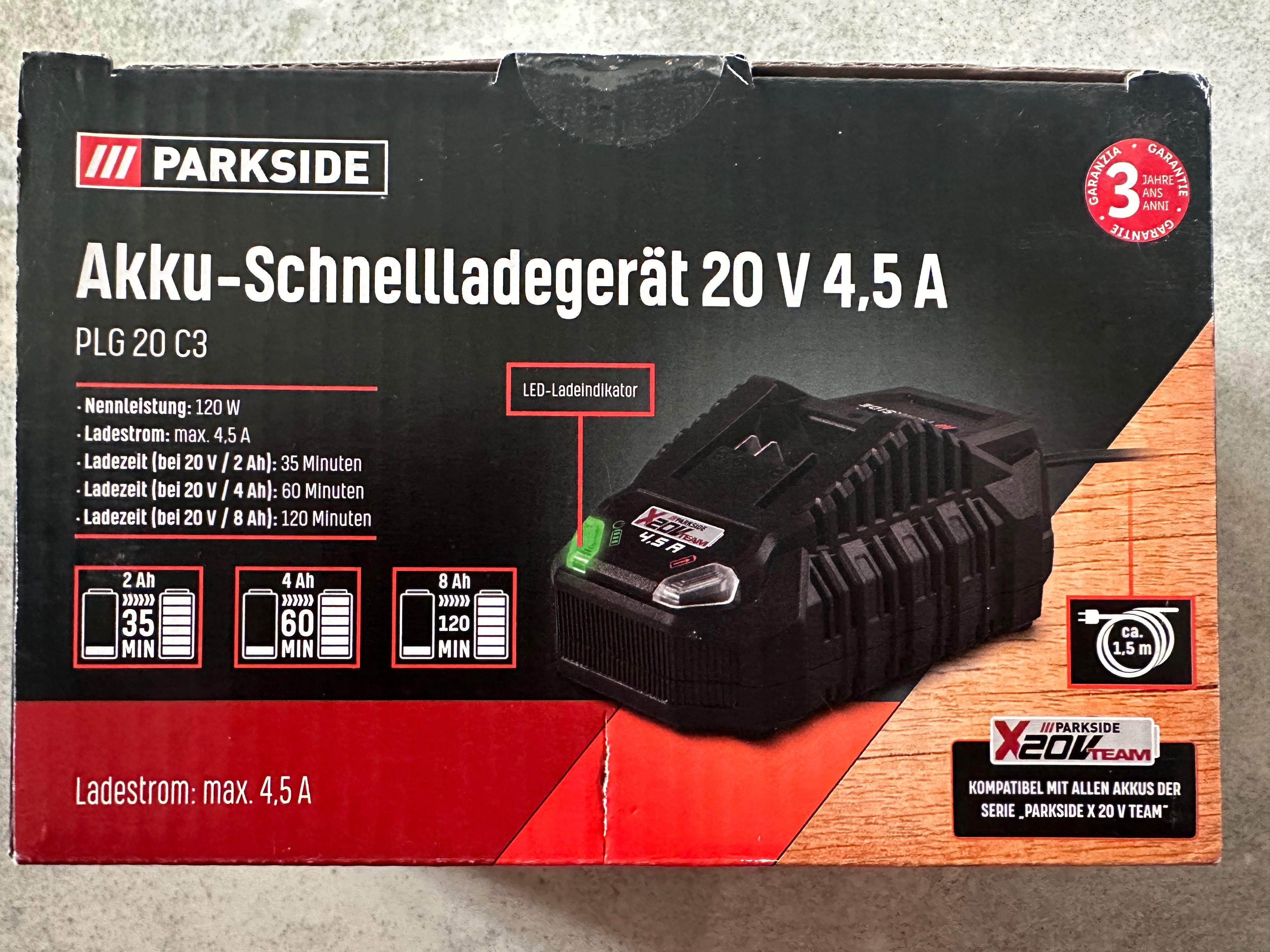 Ładowarka Parkside