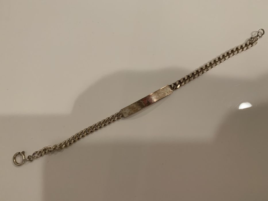 Pulseira de prata para por nome