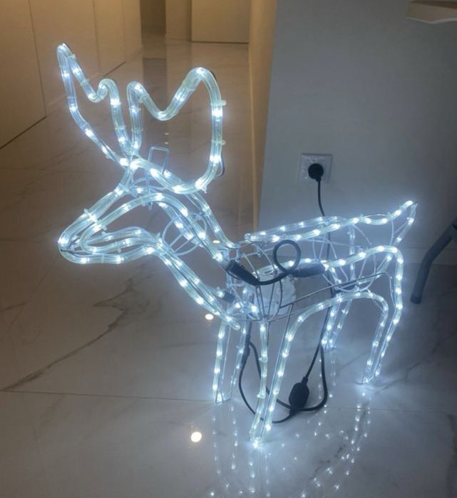 Rena led de natal 60 cm