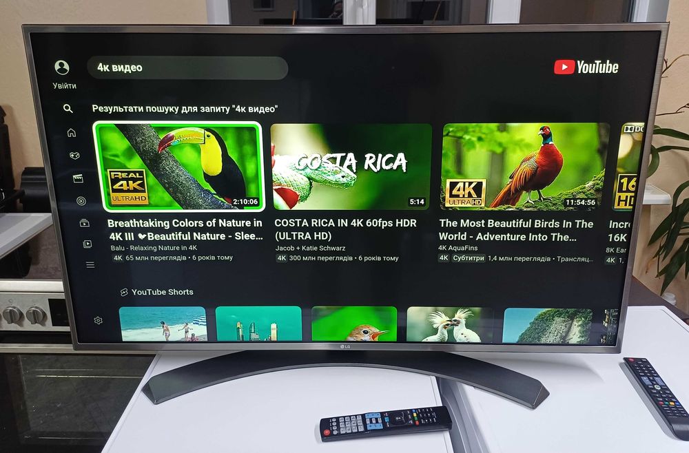 Телевизор LG 49UH668V T2-тюнер, Smart TV, Wi-Fi, LAN голосовое управле