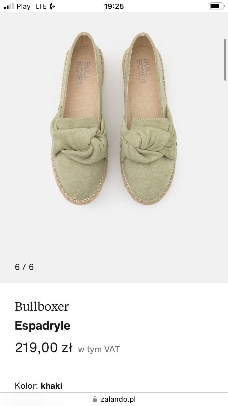 Espadryle Bullboxer 38