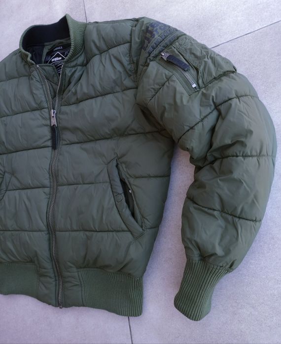 Pitbull oryginalna kurtka bomberka khaki rozmiar S, M