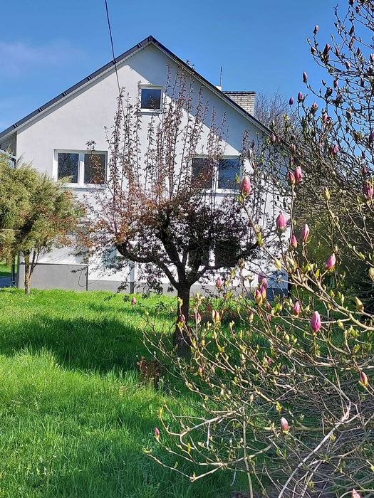 Ładny dom piętrowy z duża malowniczą działką do wynajęcia - ok.Połańca