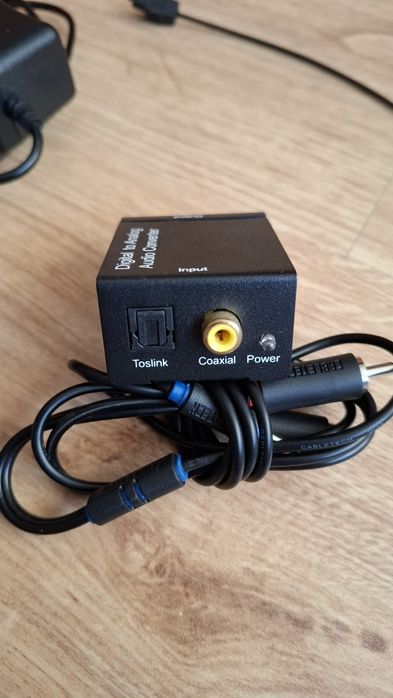 Konwerter audio Digital to Analog (DAC) – Toslink, Coaxial, kable