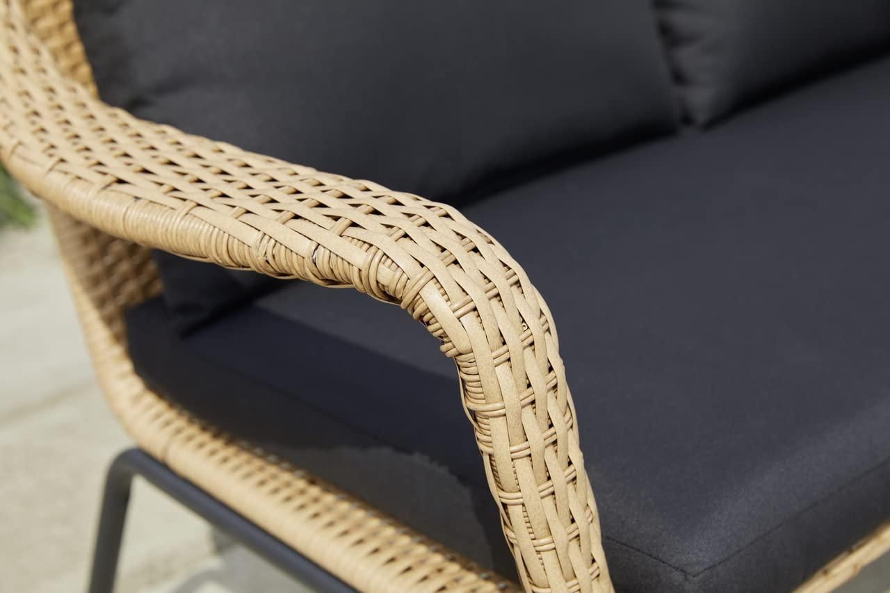 Meble ogrodowe tarasowe zestaw mebli sofa fotele stolik ratanowe