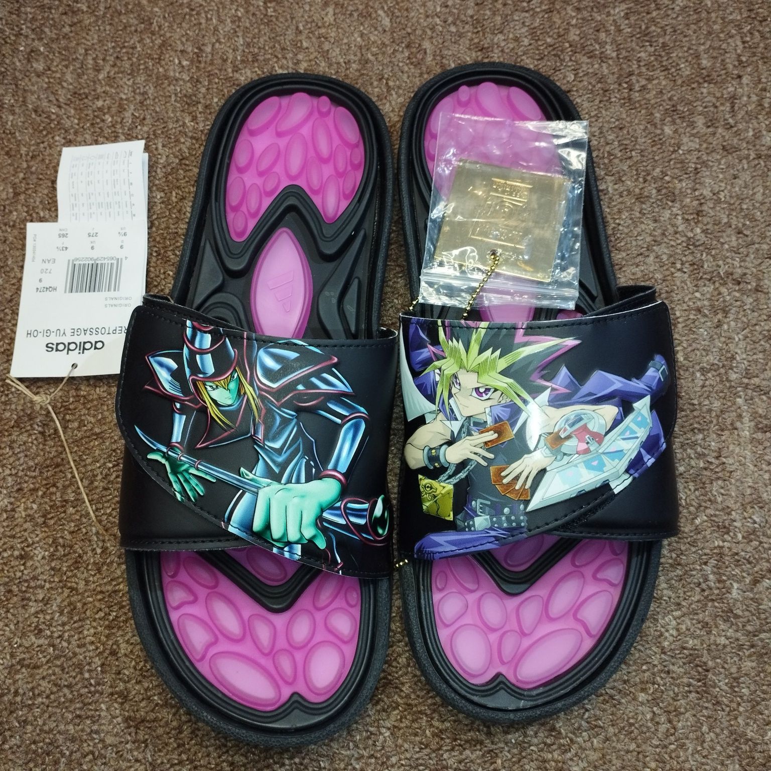 40,5,42,43. Тапки Adidas Reptossage Hook And Loop Slides x YU-GI-OH!