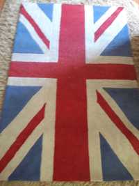 Excelente e fofo  Tapete  bandeira UK 1.77m x 1,18 m. Ótimo estado