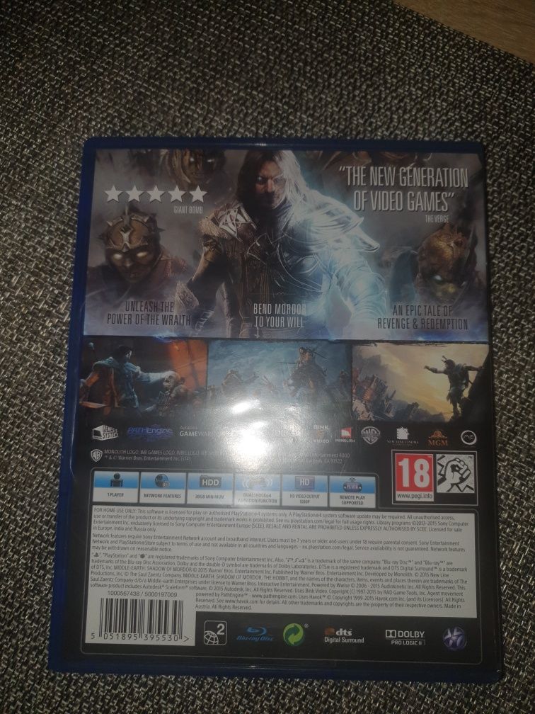 Gra shadow of mordo na ps4