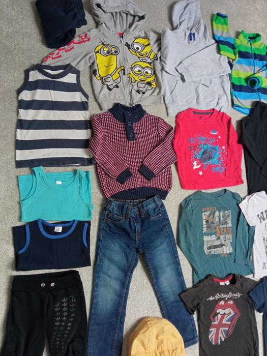 Mega paka ubrań 33 rzeczy dla chłopca 92-110