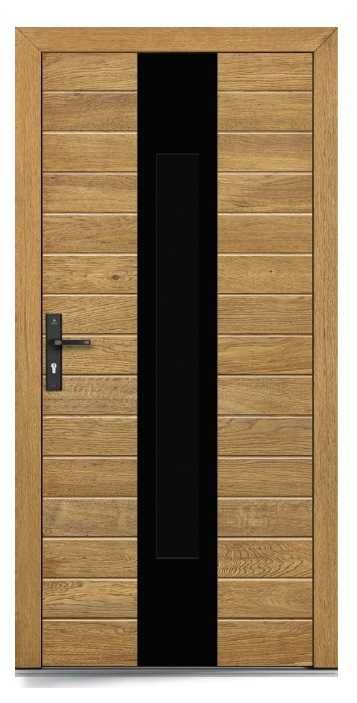 Drzwi DOORSY VINTAGE OAK drewniane zewnętrzne wejściowe 100mm grubości