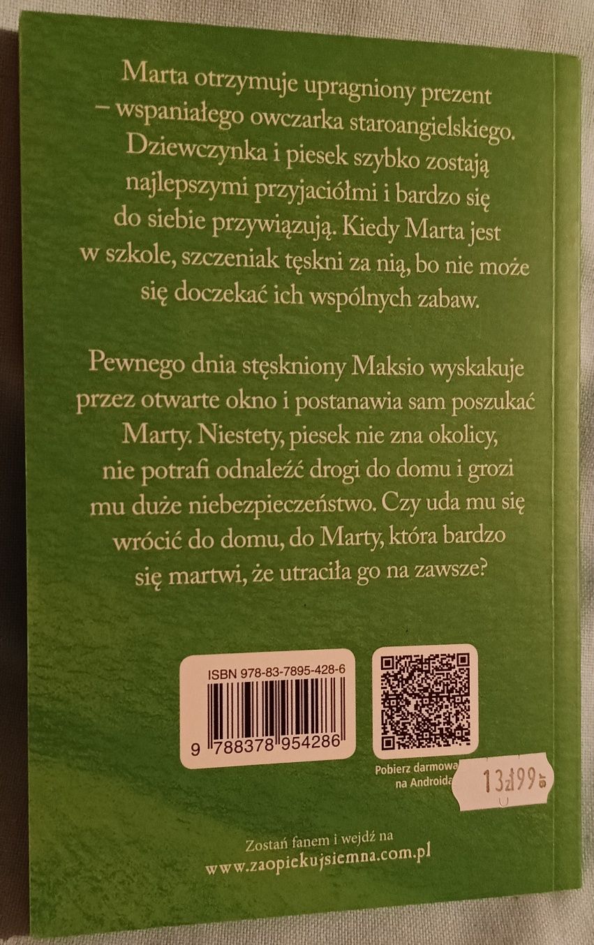 Holly Webb, Maksiu szuka domu.