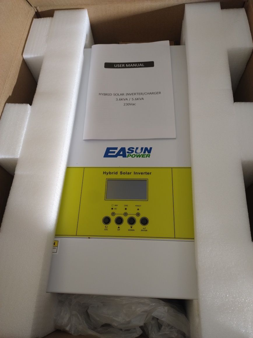 Flaownik Hybrydowy Easun Power ISolar SMG II 3.6 KW 24v WiFi