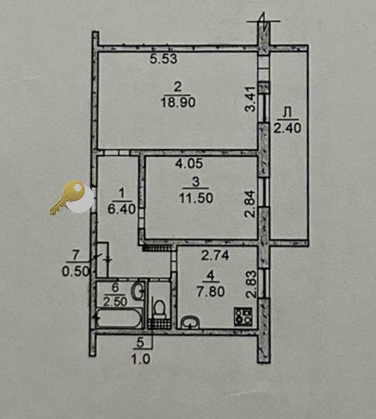 Продаю 2 комнатную квартиру, пр. Центральный - Садовая