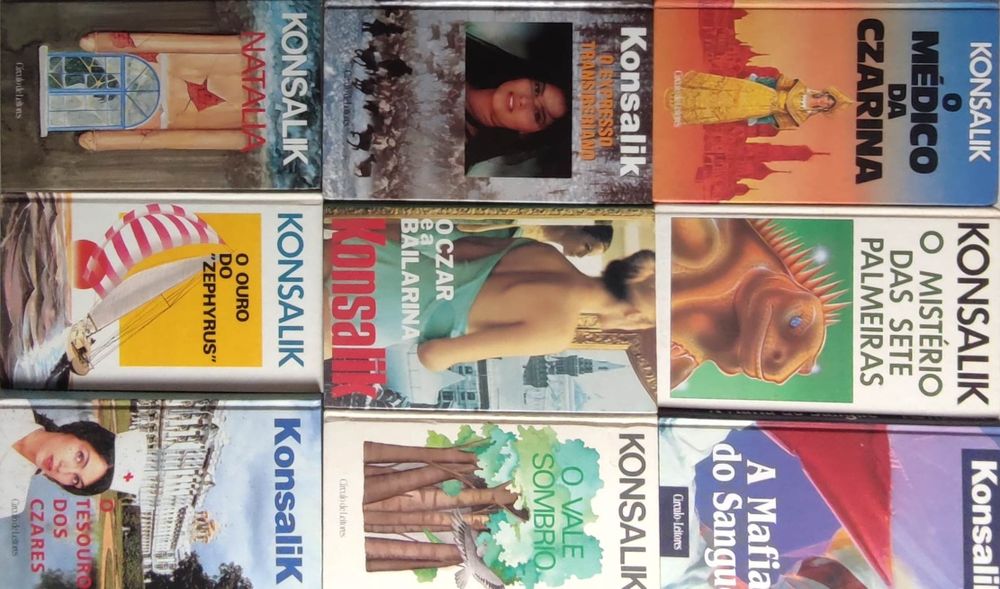 Livro . Lote Livros Konzalik - Diversos - Ref: CE 0