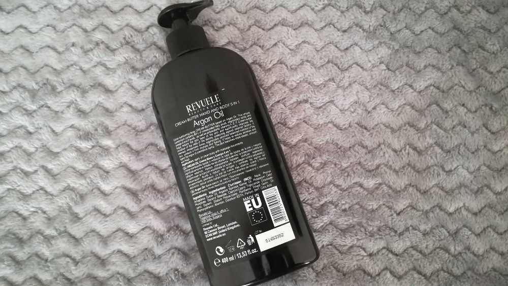 Revuele creme corpo e mãos hidratante anti-idade ÓLEO ARGÃO 400ml NOVO