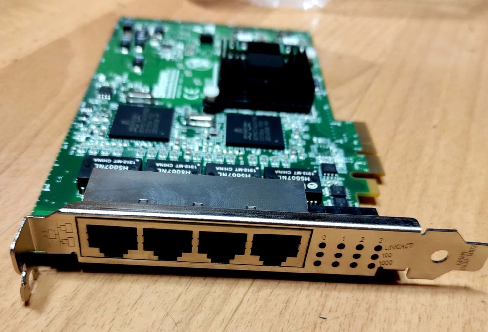 Сетевая карта Silicon 4-port PEXG4-ROHS