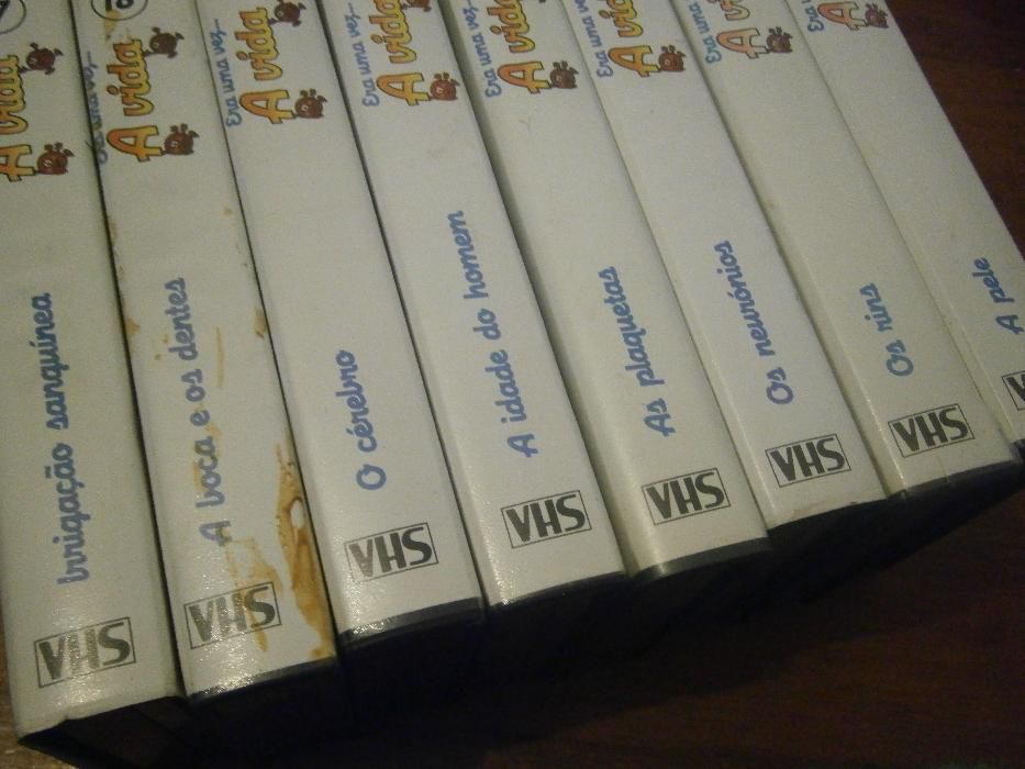 VHS coleção "o corpo humano"