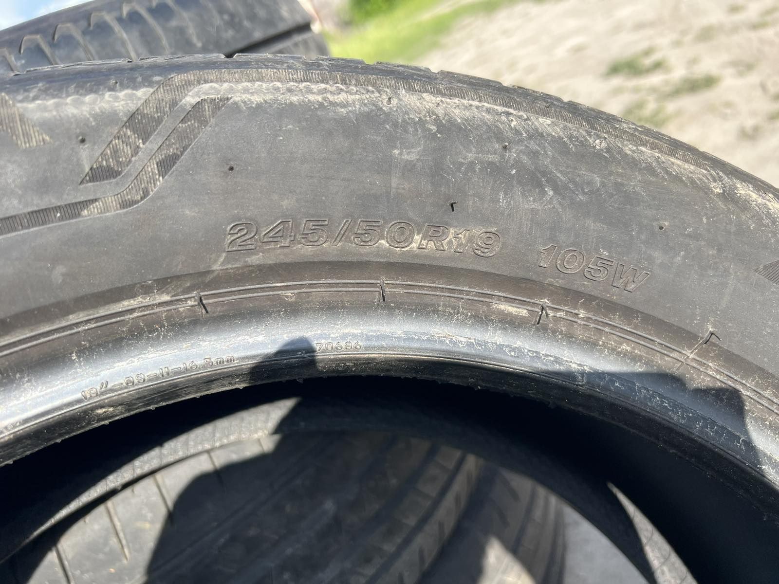 Шини літо 245/50R19 Bridgestone Alenza001 4шт. чудовий стан 2019рік