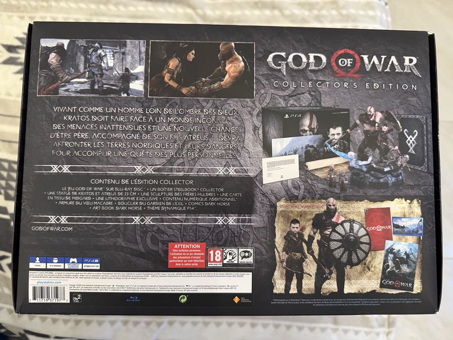 God of War Collector's Edition Ps4 (Edicão Francesa)