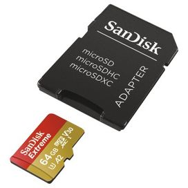 SanDisk - Przenośna karta pamięci microSDXC, 64GB pamięci - OUTLET