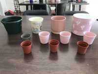 Vários vasos plantas pequenos/médios/grandes | redondos e retangulares