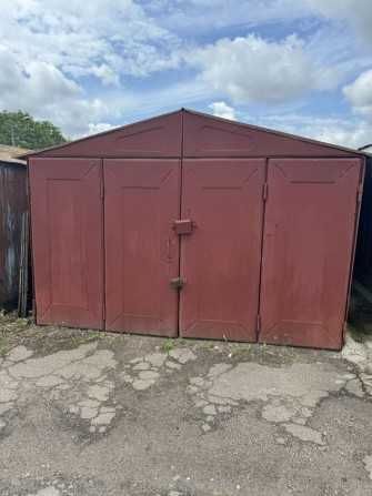 Погрузка + Доставка враховано у вартості. Продам гараж Металевий гараж