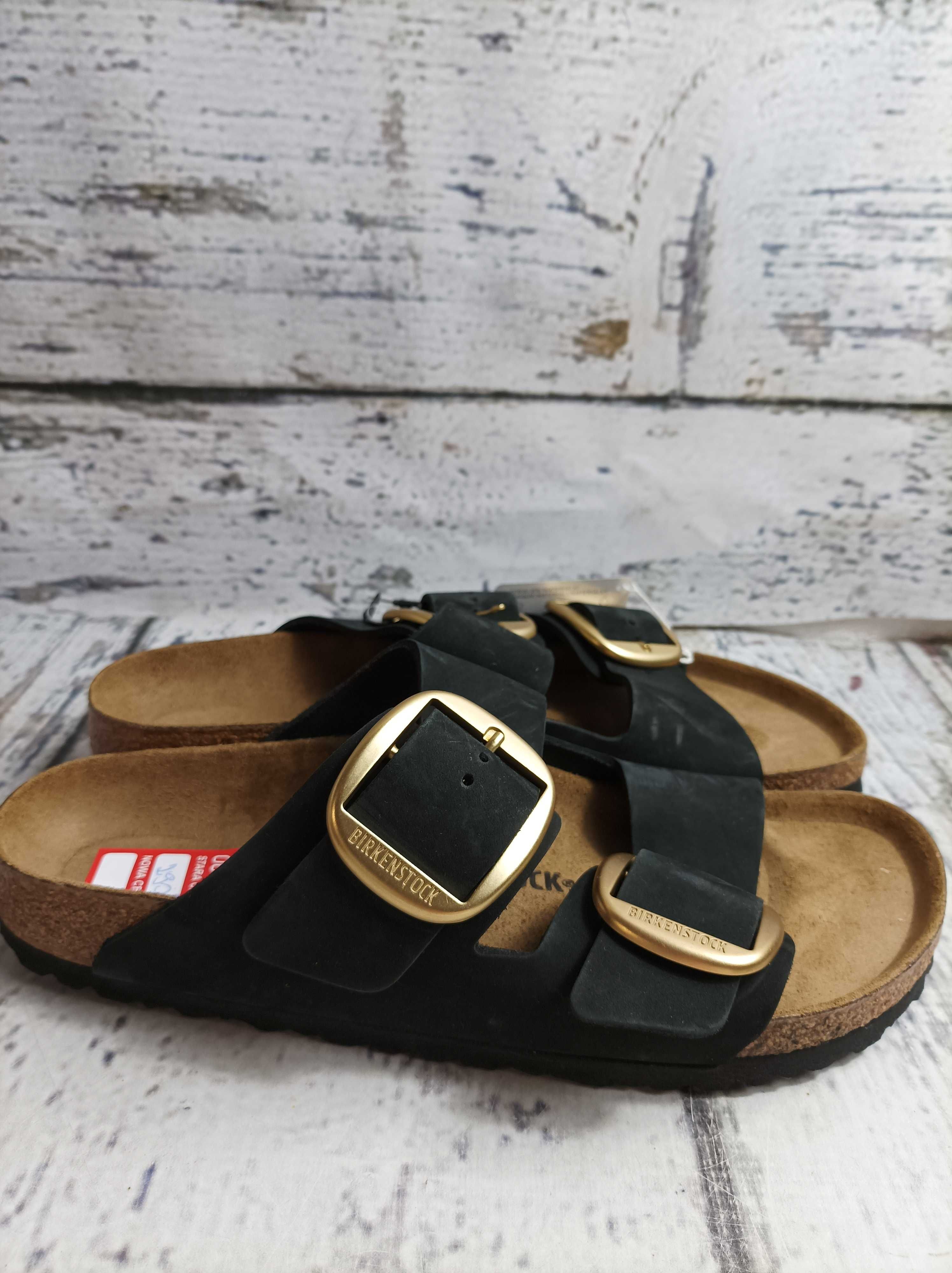 Klapki skórzane Birkenstock r. 42 (K611)