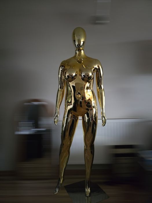 Manekin damski złoty plus size XXXL całopostaciowy