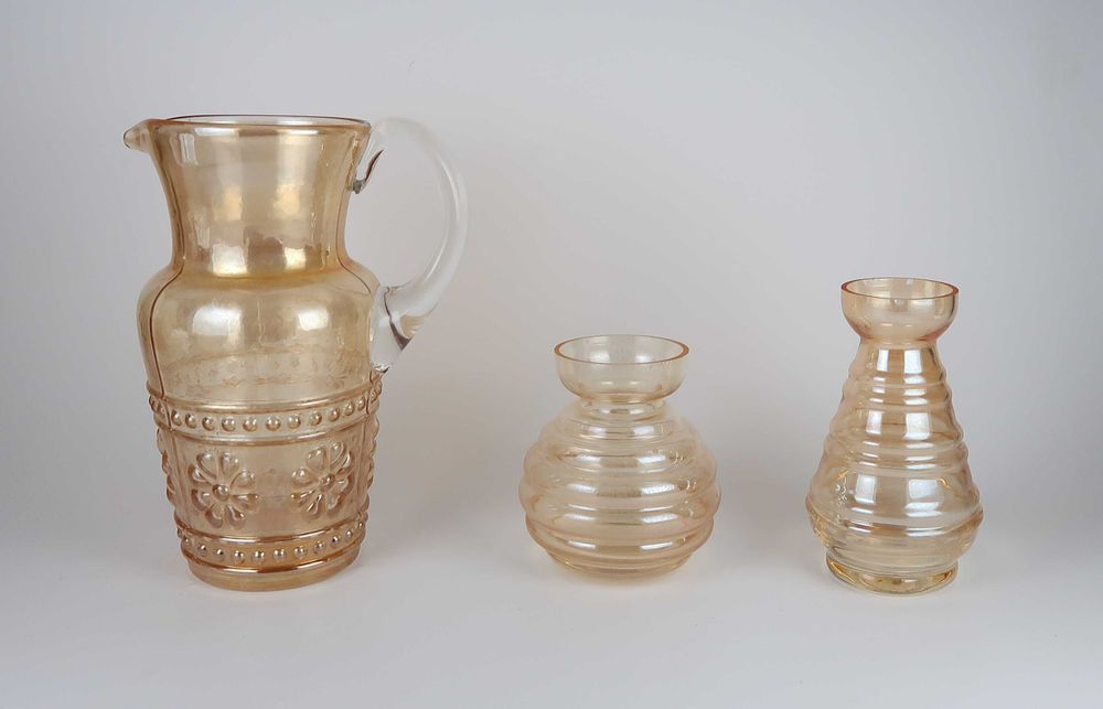 Conjunto Casca de Cebola - 1 Jarro e 2 jarrinhas