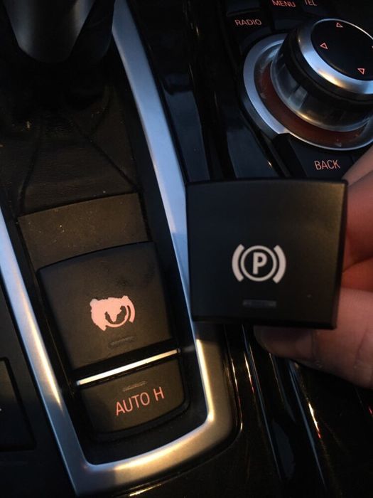 Кнопка ручника стояночного тормоза BMW F01 F10 F25 F26 F07 E70 Е71 БМВ