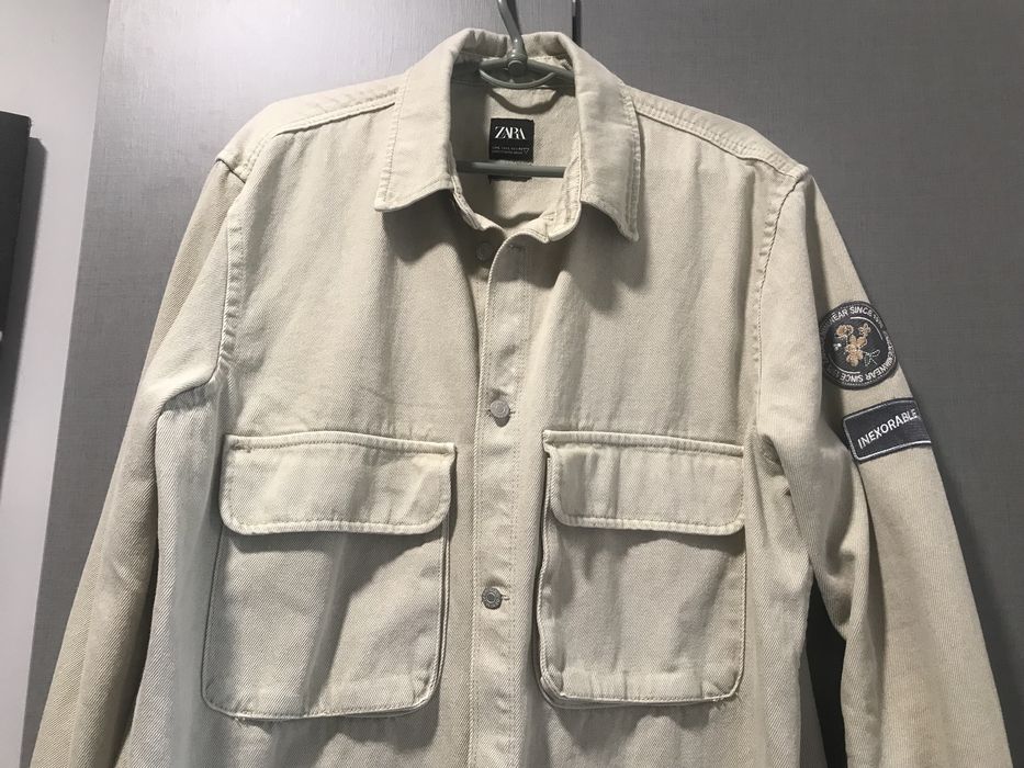 Джинсовая  рубашка, куртка Zara