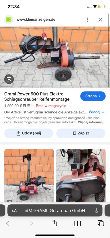 Klucz Elektryczny 1 Cal, Ciężarowy GRAML TIP-TOP Power 5000