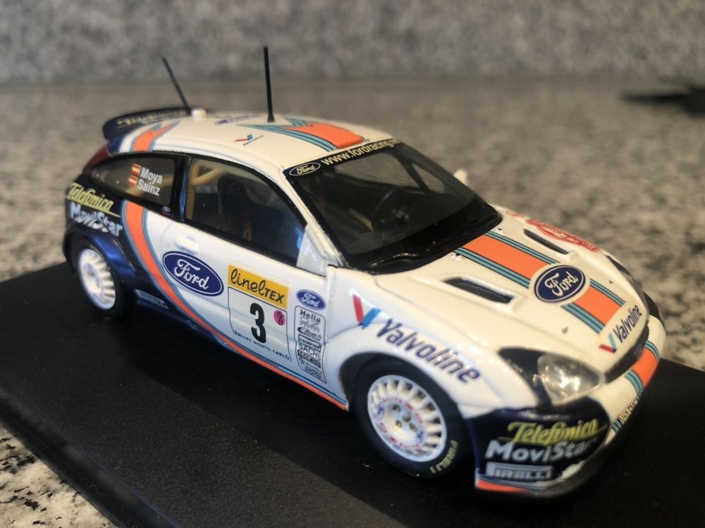 Ford Focus RS WRC #3 C.Sainz-L.Moya Monte Carlo 2001 skal 1/43