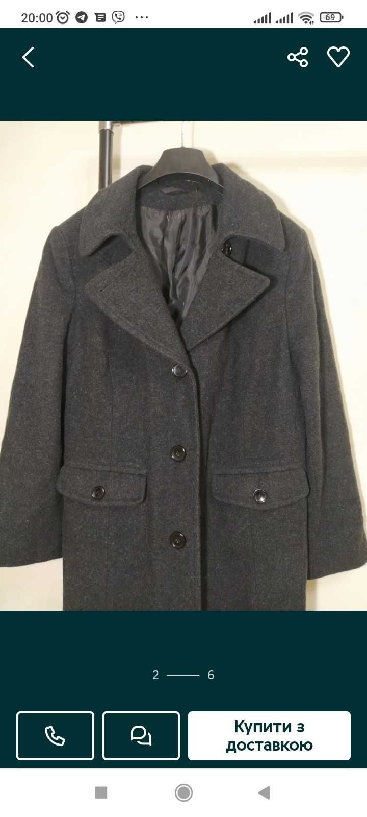 Женское пальто размер Л