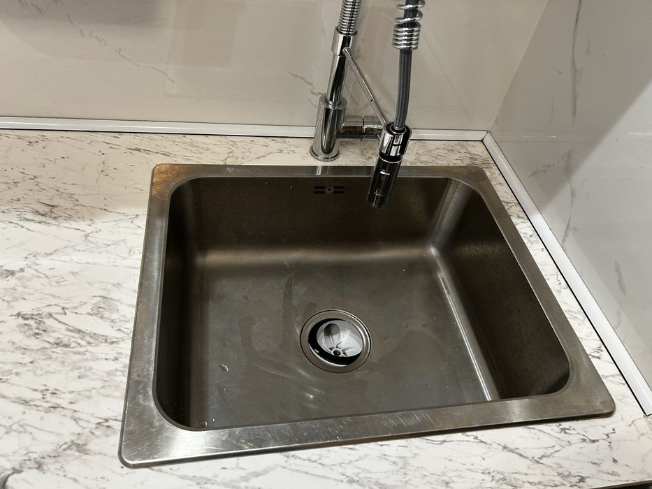 Zlew stal ikea hillesjon + syfon