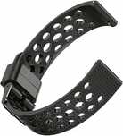 pasek do smartwatch czarny kompatybilny 1,85 cala zamiennik stylowy
