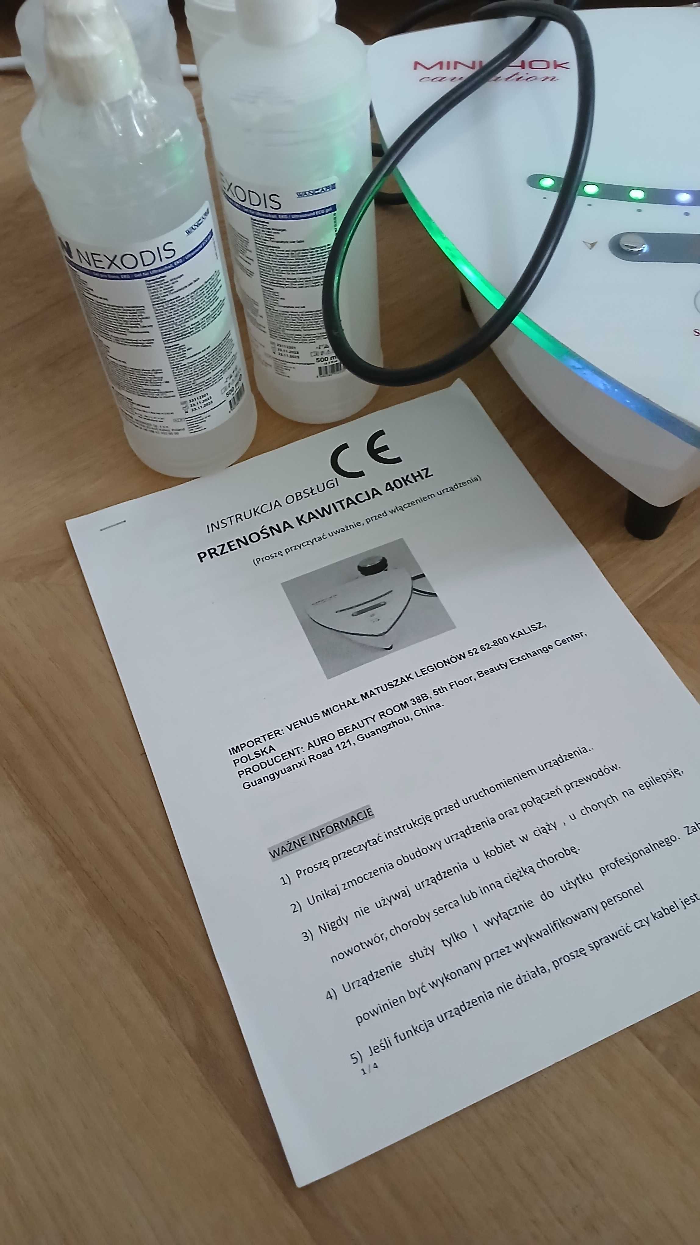 Przenośna kawitacja odchudzanie liposukcja ultradźwiękowa