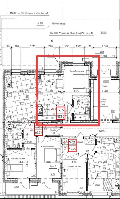 Однокімнатна новобудова район проспекту Незалежності