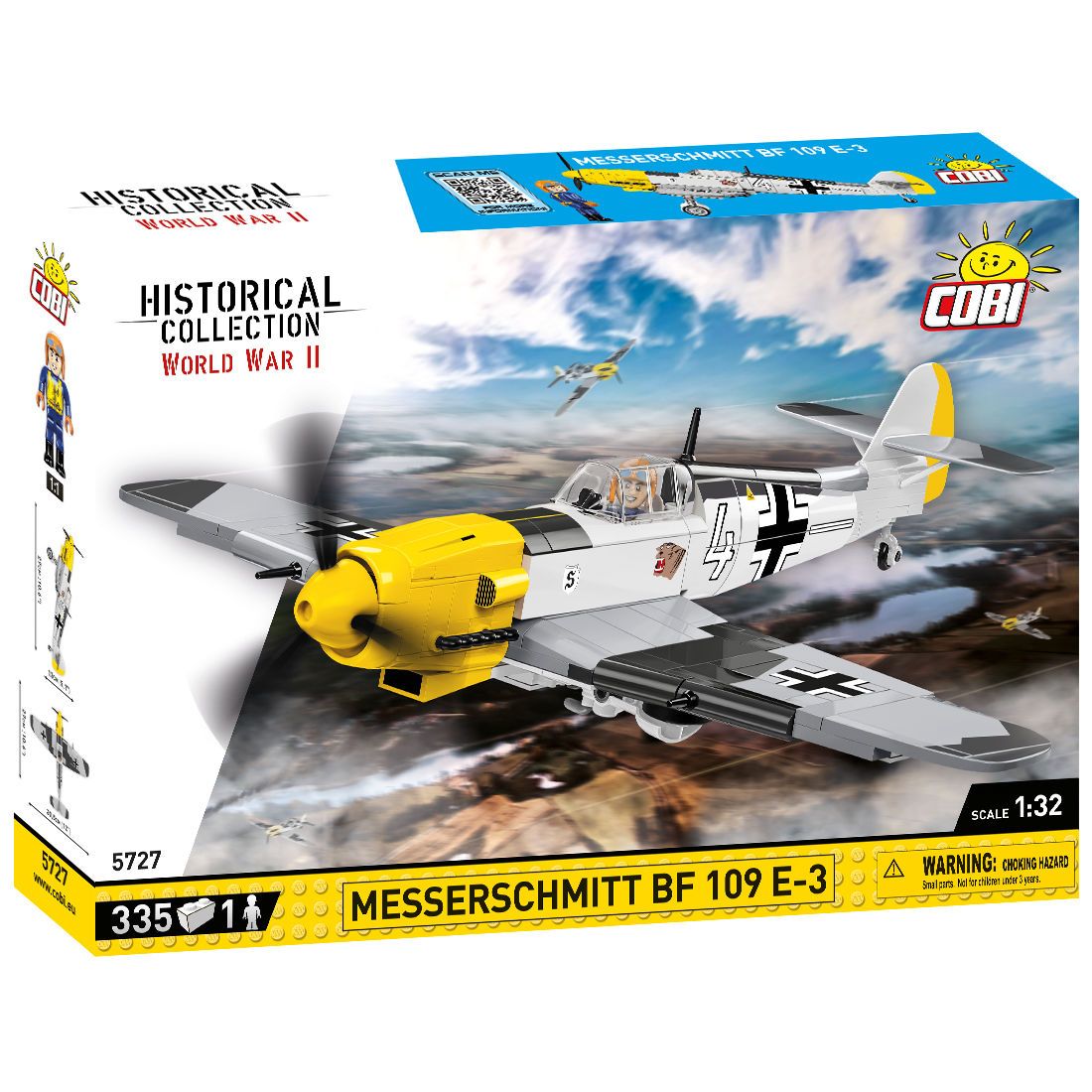 Hc Wwii /5727/ Messerschmitt Bf 109 E-3 335 Kl.