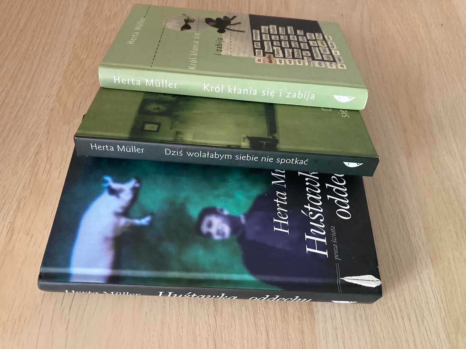 Herta Müller zestaw 3 książki + kolaże