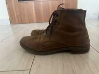 Buty Wojas za kostkę skórzane damskie