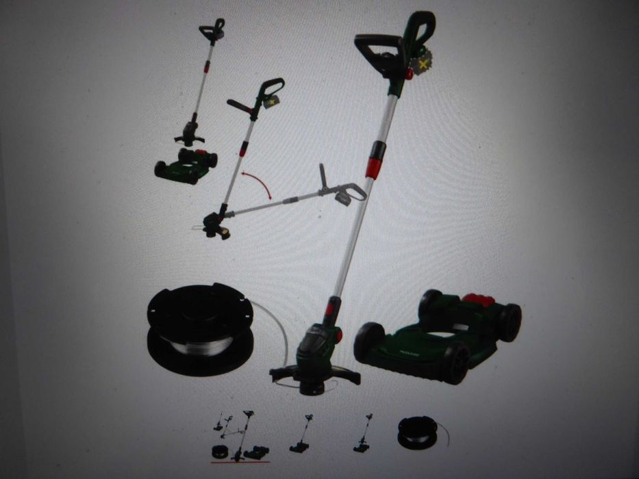 Nieużywana multipodkaszarka 20V/3w1 PARKSIDE z 4Ah aku i 2,4A ład