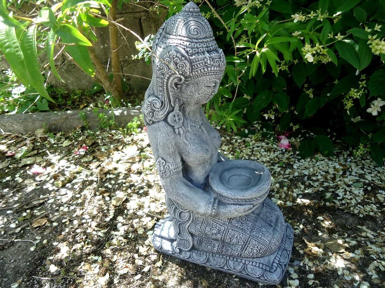 Parvati (deusa Hindu) - Decoração em pedra